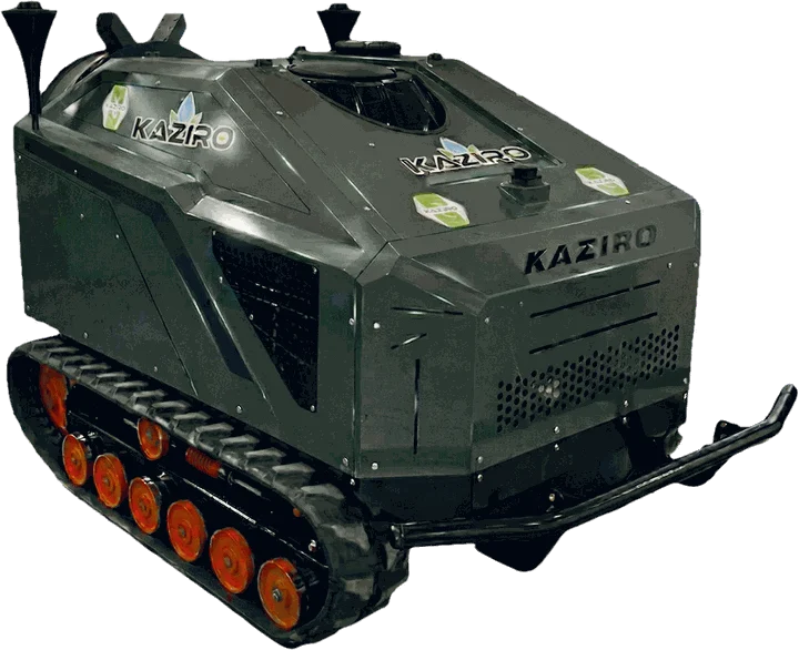 KAZIRO KRB-600 paletli otonom ilaçlama robotu — gerçek ürün fotoğrafı